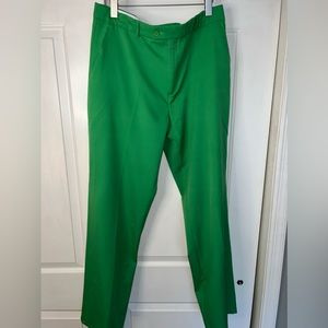 Green Wide Leg Pant 36R